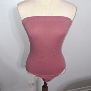 Bozzolo- Mauve Strapless Bodysuit- W Sz Small